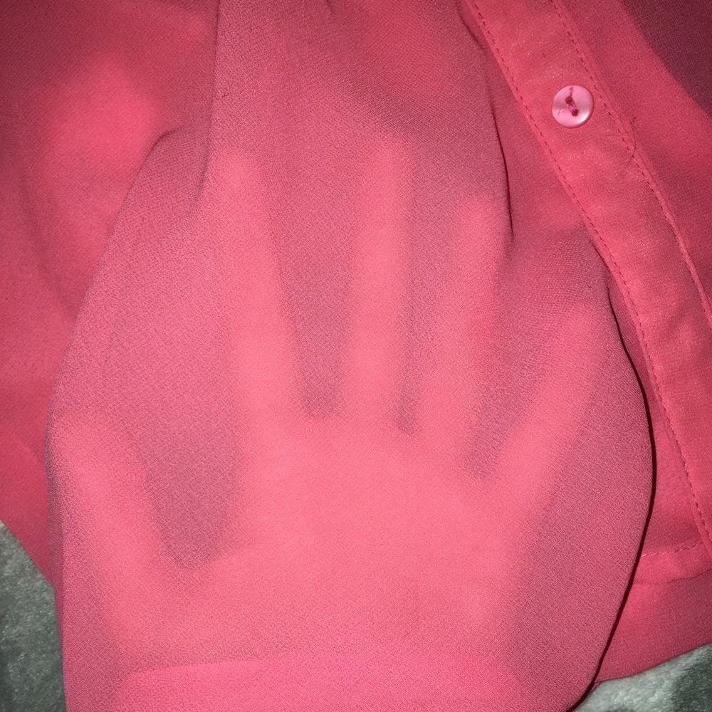 Pink button up - Picture 2 of 2